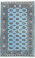 Sky Blue Bokhara 5' 1 x 8' 2 - No. 60382