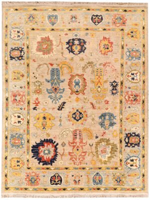 Blanched Almond Oushak 7' 10 x 10' 1 - SKU 73469