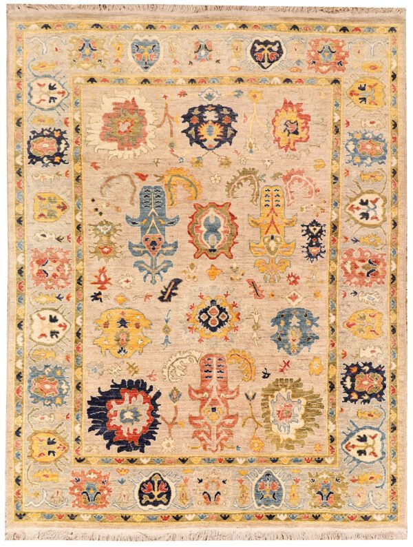 Blanched Almond Oushak 7' 10 x 10' 1 - SKU 73469