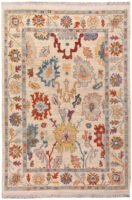 Antique White Oushak 6' 2 x 8' 11 - SKU 73597