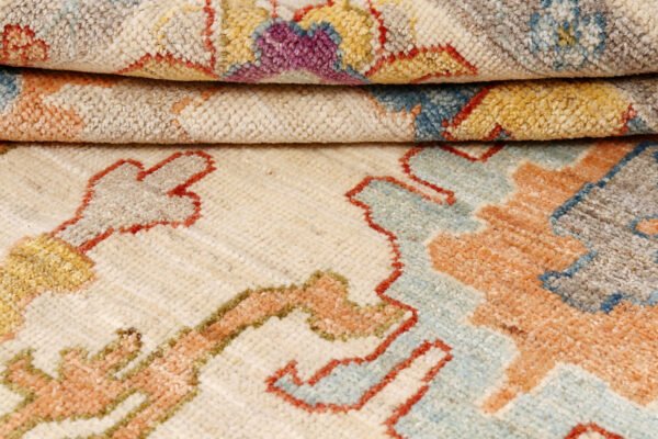 Antique White Oushak 6' 2 x 8' 11 - SKU 73597