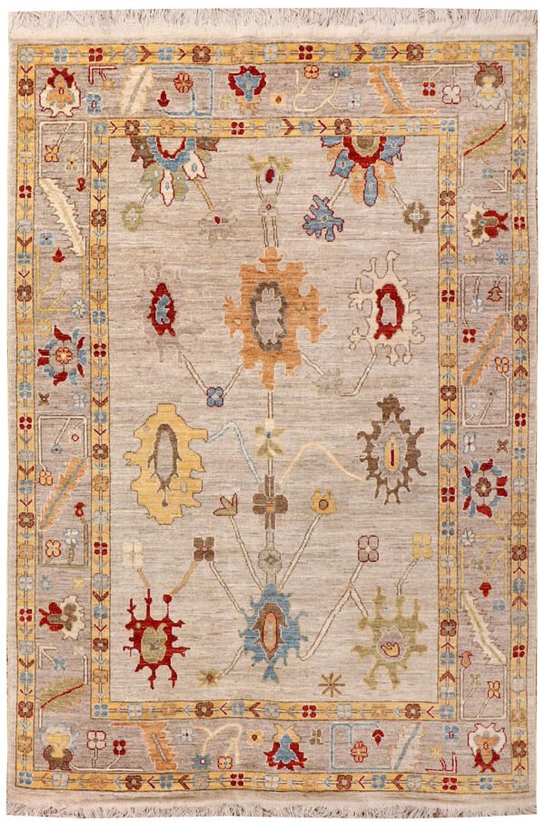 Bisque Oushak 6' 1 x 8' 10 - SKU 73599