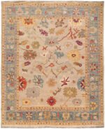 Tan Oushak 12' 4 x 14' 6 - SKU 73603