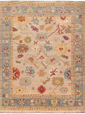 Tan Oushak 12' 4 x 14' 6 - SKU 73603