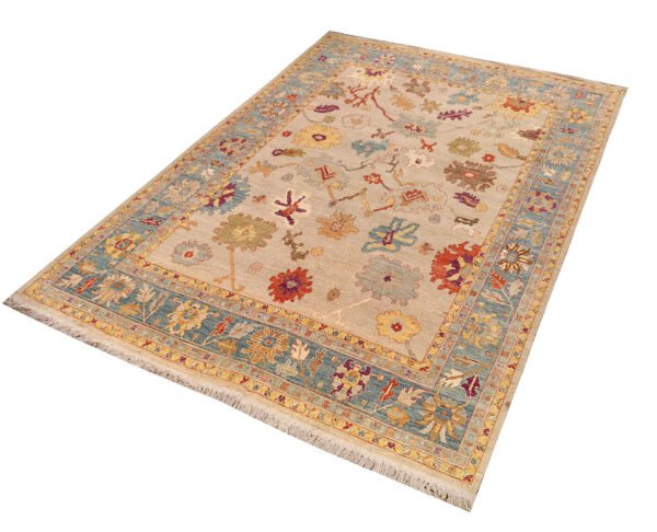 Tan Oushak 12' 4 x 14' 6 - SKU 73603