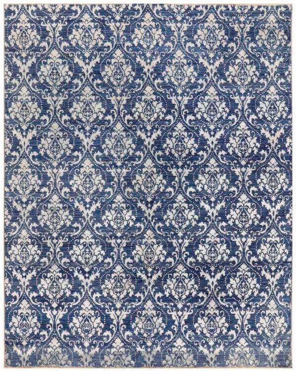 Slate Blue Ikat 8' 0 x 10' - SKU 10007