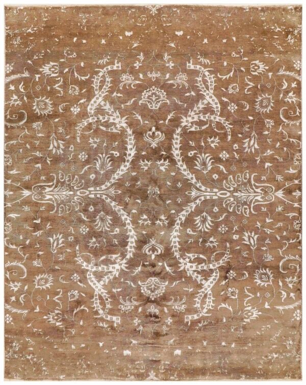 Dark Brown Oushak 8' 0 x 10' - SKU 10009