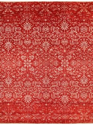 Red Ikat 8' 0 x 10' - SKU 10010