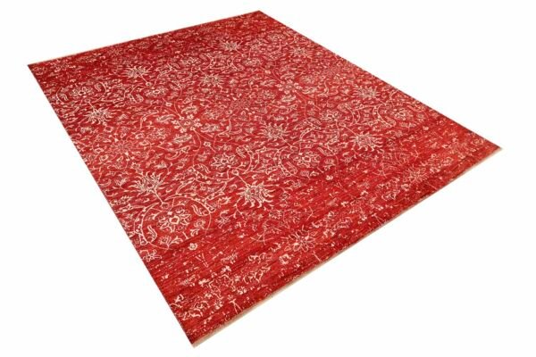Red Ikat 8' 0 x 10' - SKU 10010