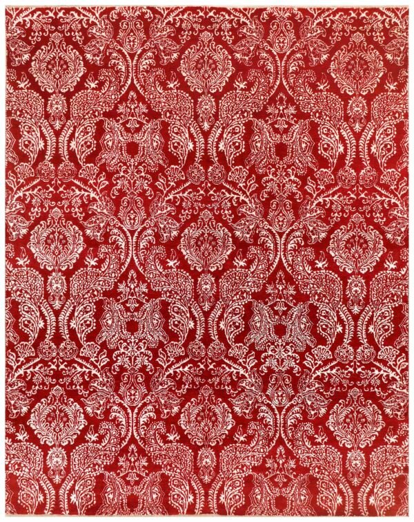 Red Ikat 8' 0 x 10' - SKU 10014