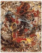 Multi colored Abstract 8' 0 x 10'  - SKU 10020