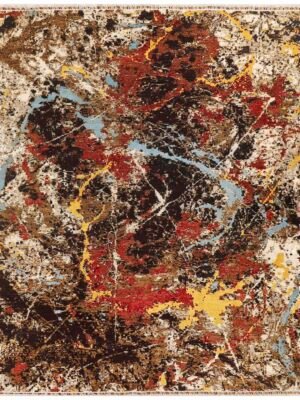 Multi colored Abstract 8' 0 x 10'  - SKU 10020