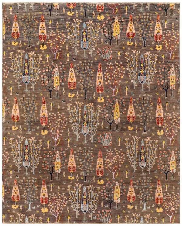 Beige/Brown Ziegler 8' 0 x 10'  - SKU 10022