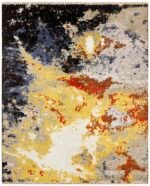 Multi colored Abstract 8' 0 x 10'  - SKU 10024