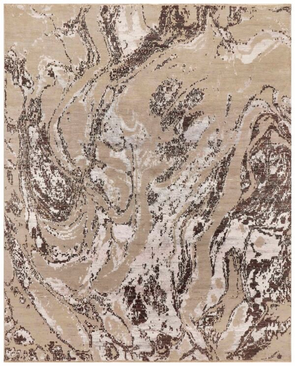 Beige/Beige/Brown Abstract 8' 0 x 10' - SKU 10032