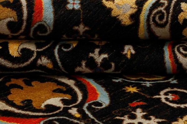 Black Oushak 8' 0 x 10'  - SKU 10034