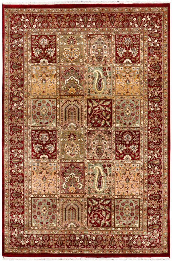 Maroon Bakhtiar 4' x 6' 1 - SKU 37679