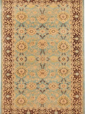 Dark Sea Green Oushak 4' 1 x 6' - SKU 37680