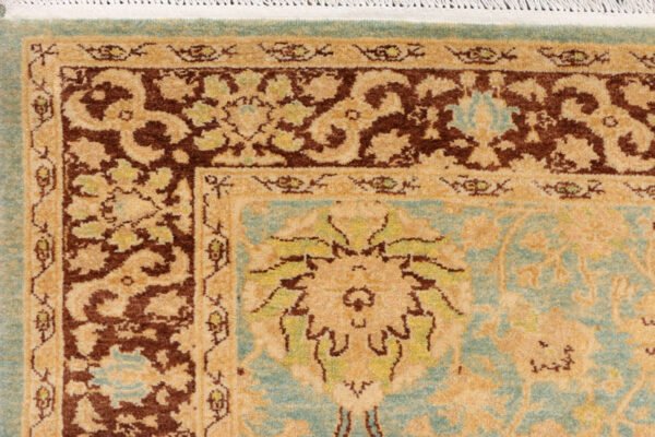 Dark Sea Green Oushak 4' 1 x 6' - SKU 37680