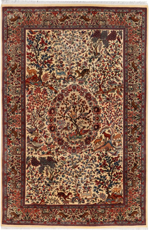 Navajo White Hunting 4' 6 x 6' 11 - SKU 37692