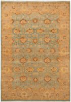 Dark Sea Green Oushak 6' 1 x 8' 8 - SKU 37697