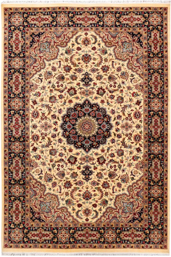 Cornsilk Kashan 6' 1 x 8' 11 - SKU 37706