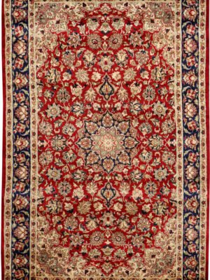 Firebrick Kashan 3' 1 x 5' 2 - SKU 37724