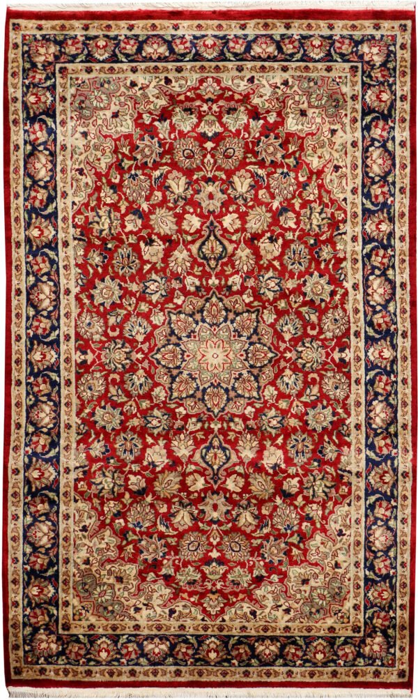 Firebrick Kashan 3' 1 x 5' 2 - SKU 37724